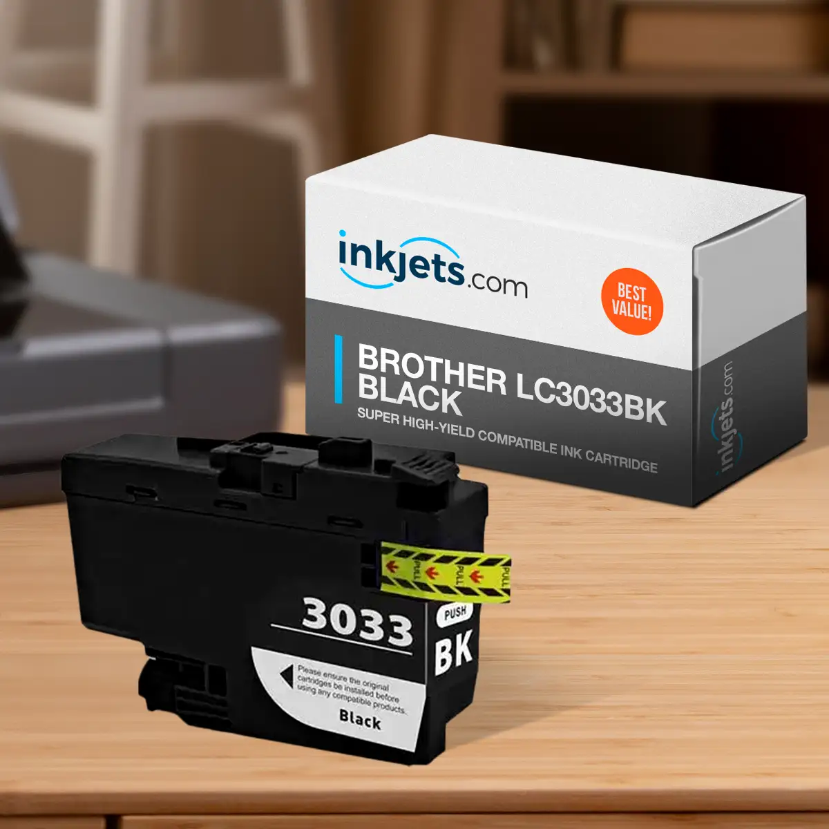 Brother LC3033BK Black Super High-Yield Compatible Ink Cartridge - Image 3