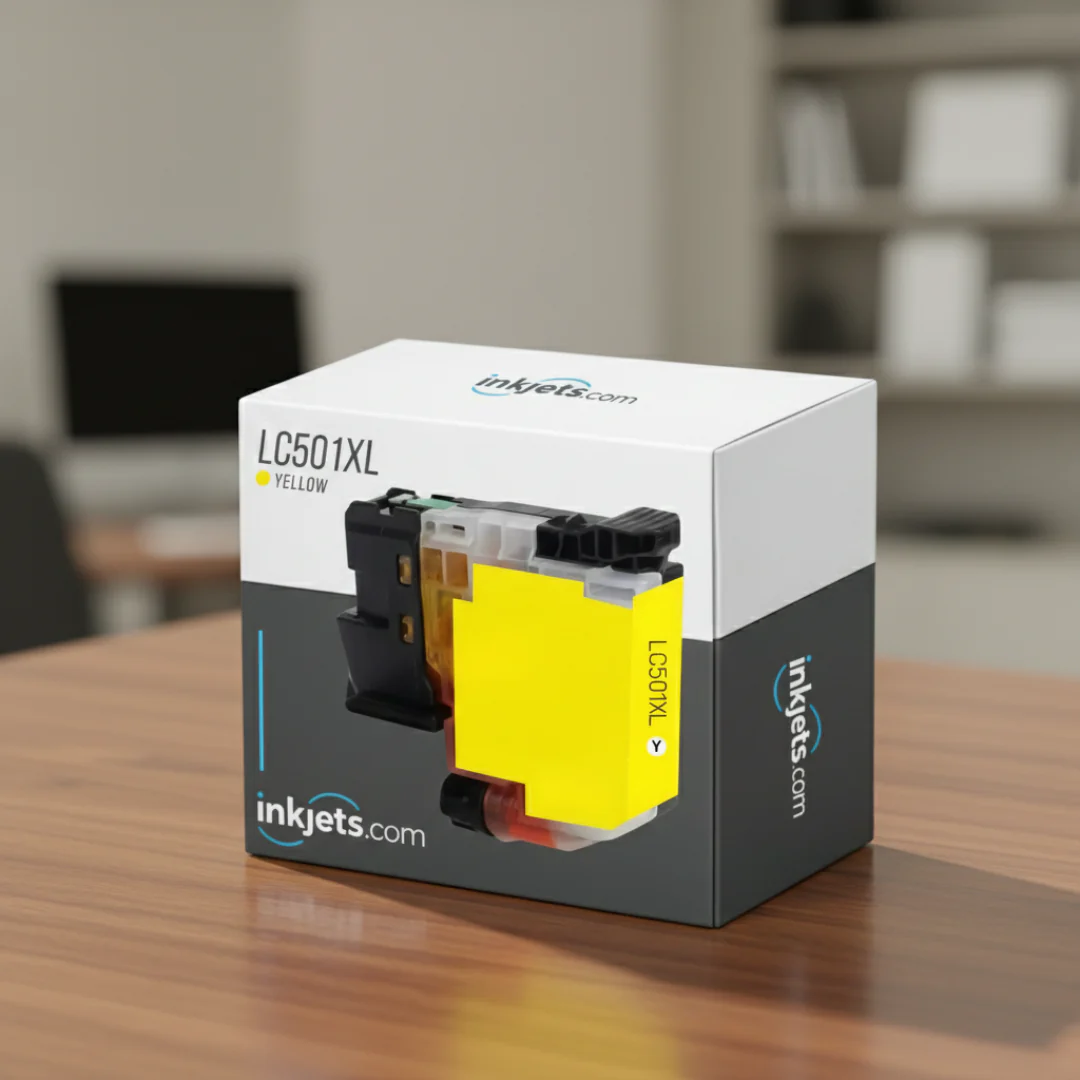 Brother LC501XLY Yellow High Yield Compatible Ink Cartridge - Image 3