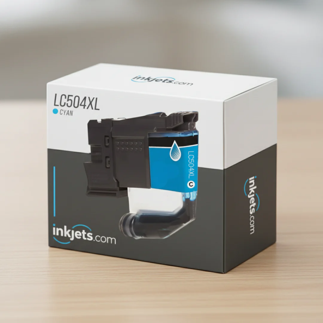 Brother LC504XLC Cyan High Yield Compatible Ink Cartridge - Image 3