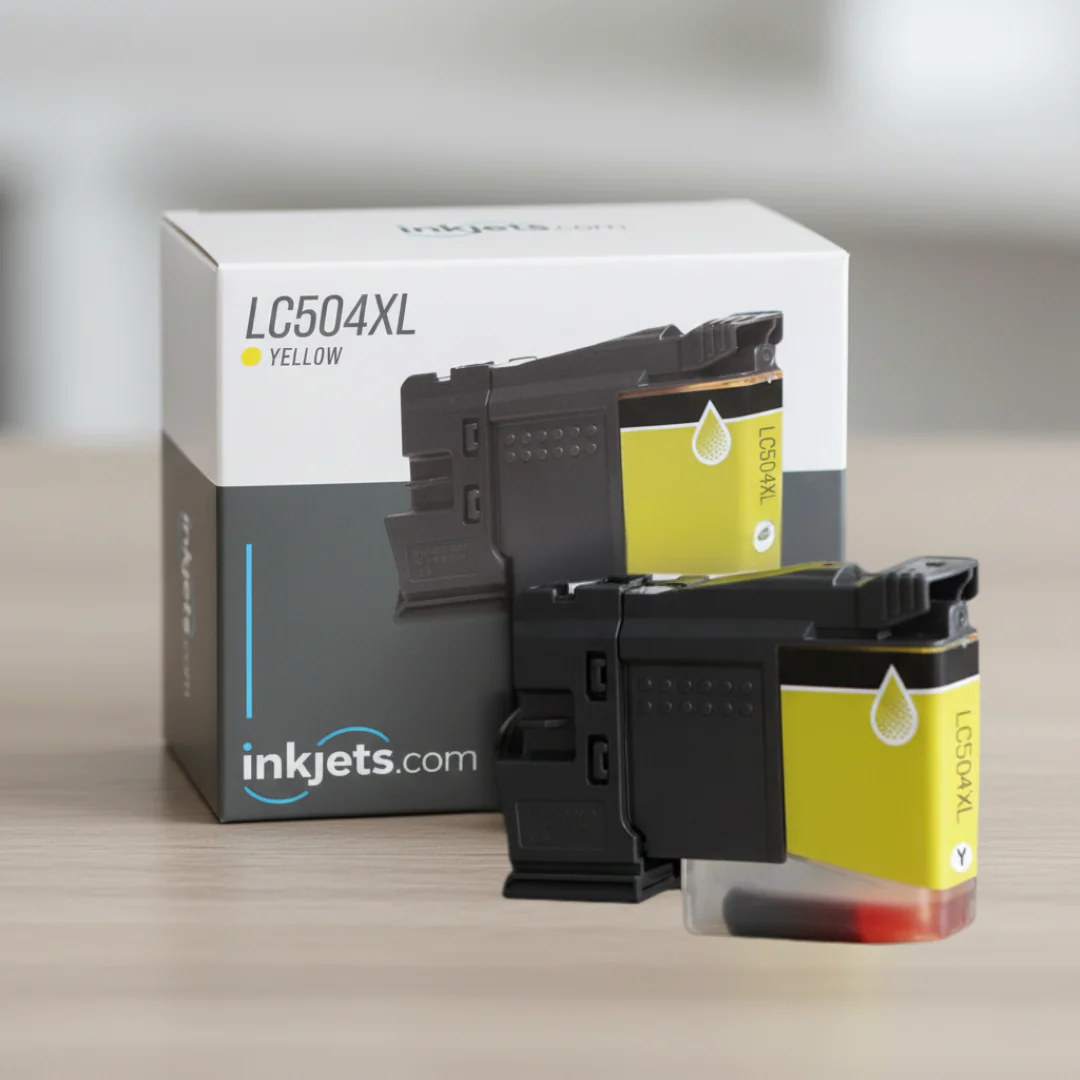 Brother LC504XLY Yellow High Yield Compatible Ink Cartridge - Image 3