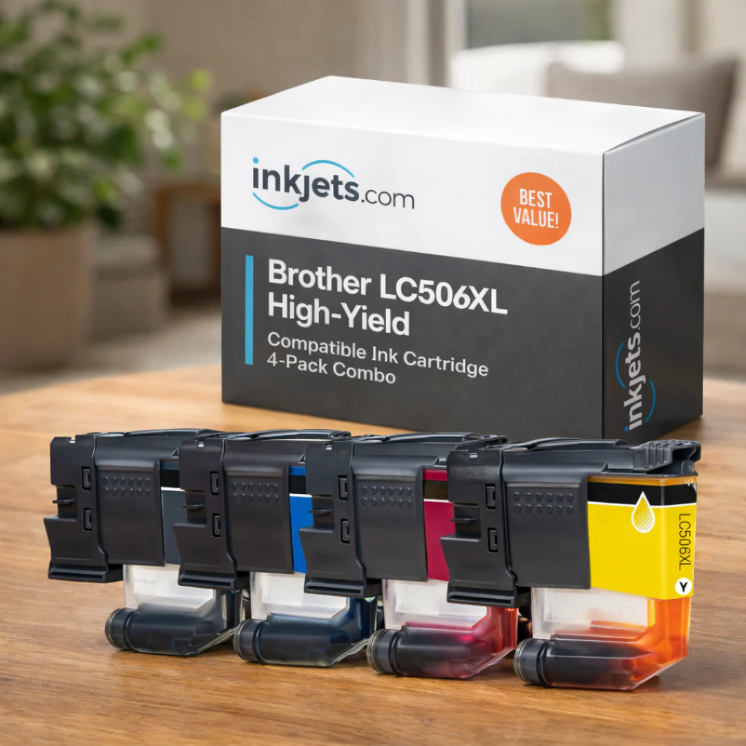 Brother LC506XL High Yield Compatible Ink Cartridge 4-Pack Combo - Image 3
