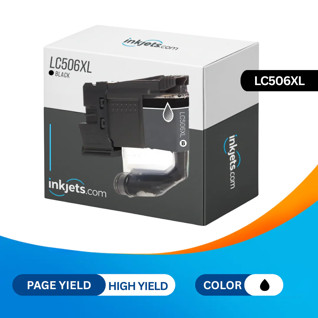 Brother LC506XLBK Black High Yield Compatible Ink Cartridge - Image 2