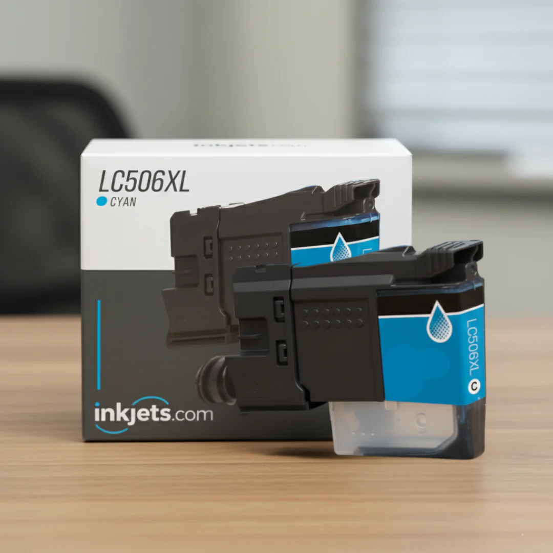 Brother LC506XLC Cyan High Yield Compatible Ink Cartridge - Image 3