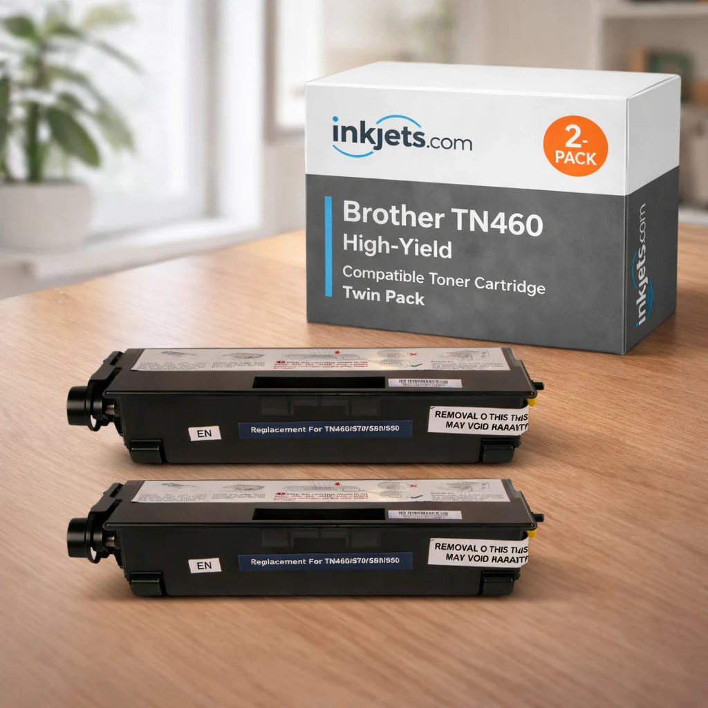 Brother TN460 Black Compatible High-Yield Toner Cartridge Twin Pack - Image 3