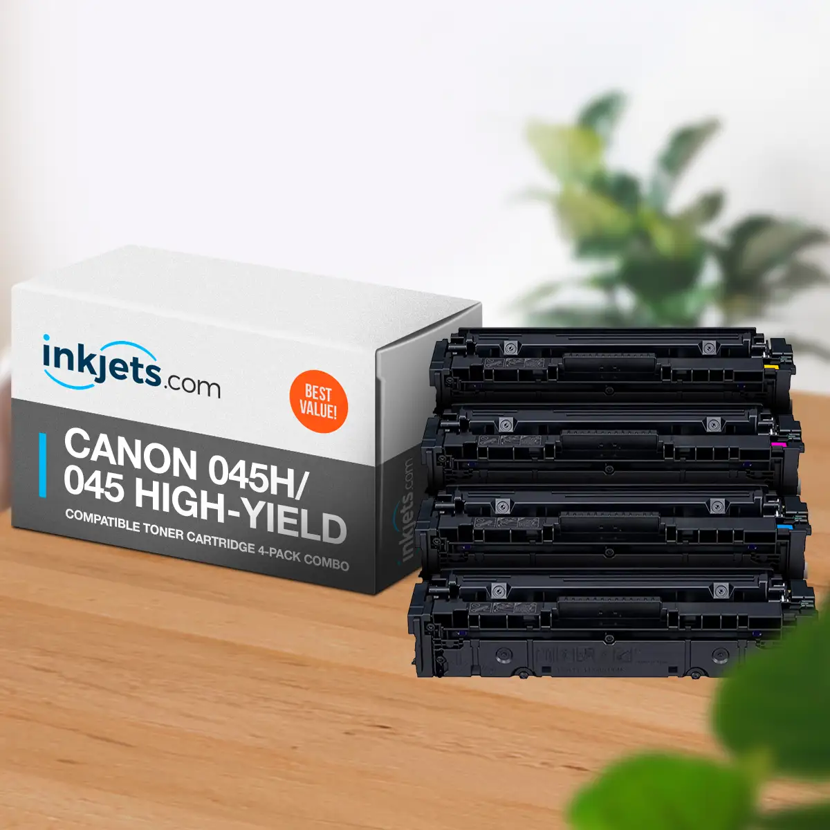Canon 045H / 045 High-Yield Compatible Toner Cartridge 4-Pack Combo - Image 3