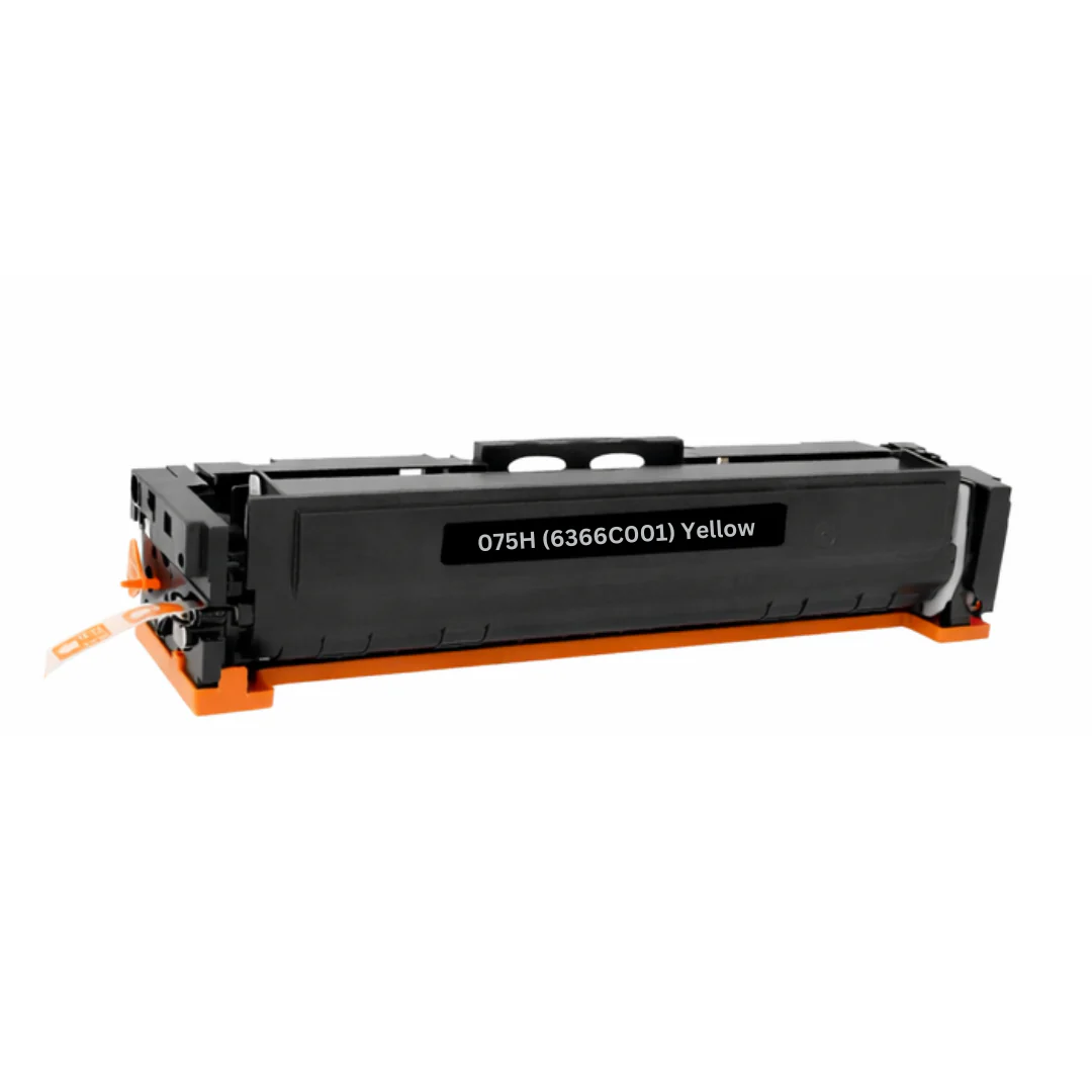 Canon 075H (6366C001) Yellow High-Yield Compatible Toner Cartridge