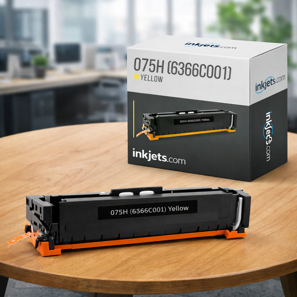 Canon 075H (6366C001) Yellow High-Yield Compatible Toner Cartridge - Image 3