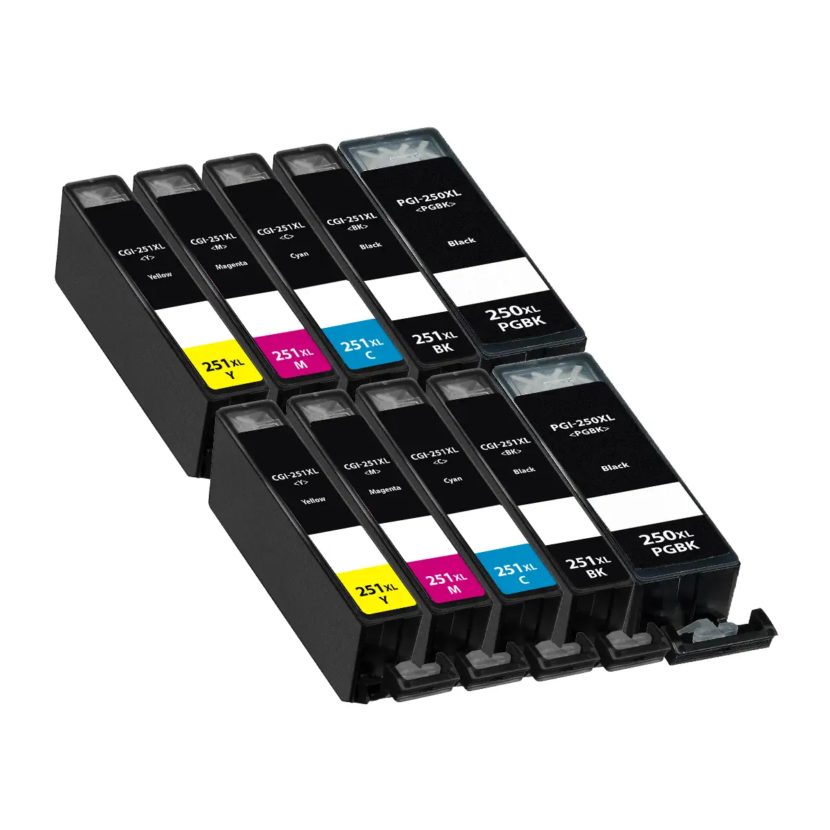 Canon PGI-250XL & CLI-251XL High-Yield Compatible Ink Cartridge 10-Pack Combo - Image 2