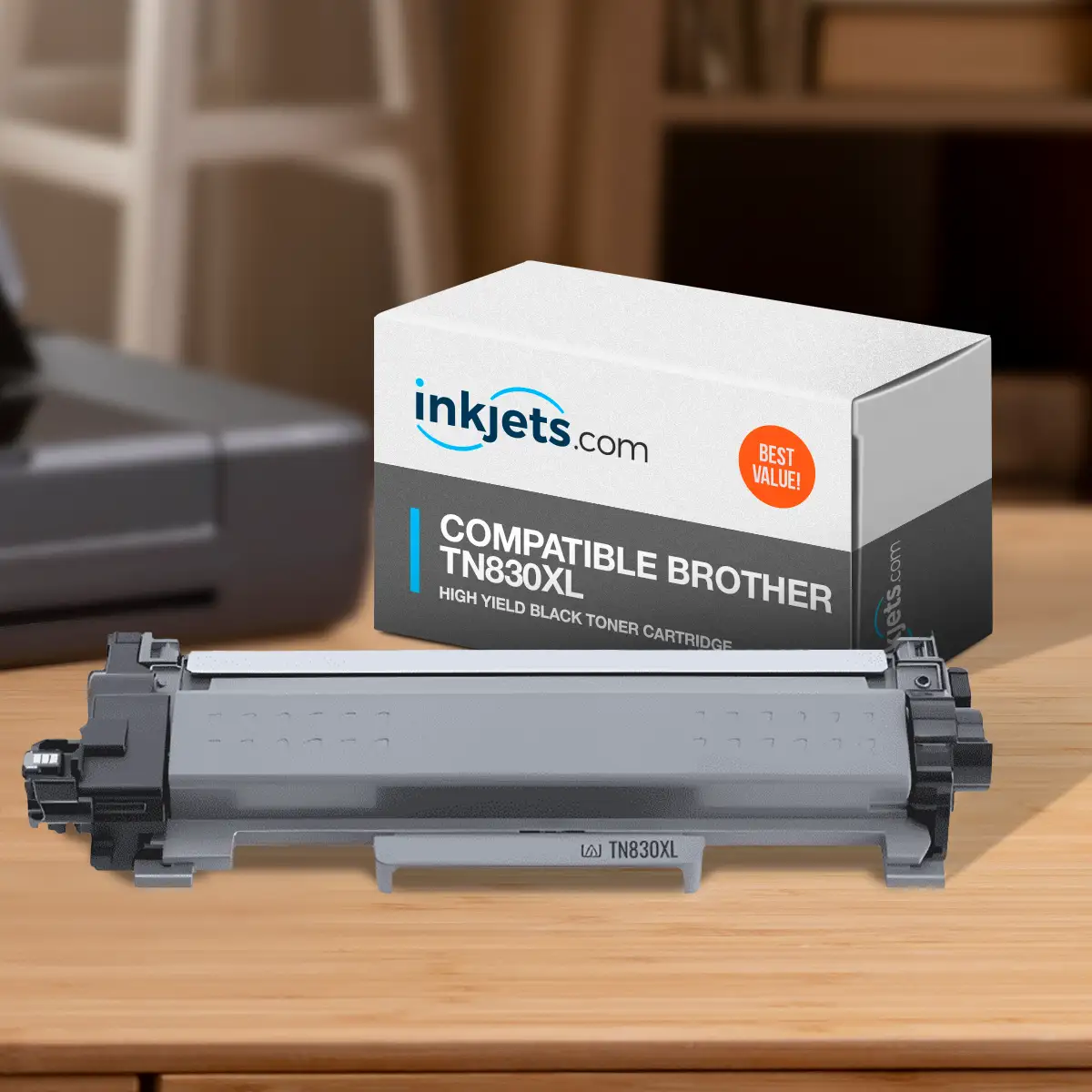 Compatible Brother TN830XL High Yield Black Toner Cartridge - Image 4