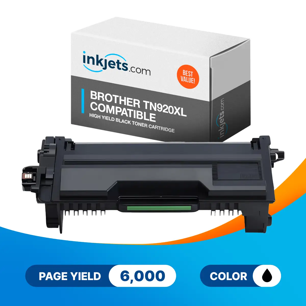 Compatible Brother TN920XL High Yield Black Toner Cartridge - Image 2