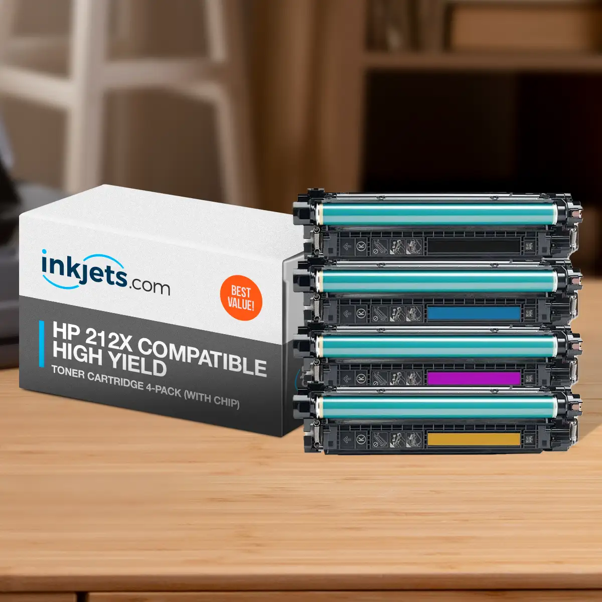 HP 212X Compatible High Yield Toner Cartridge 4-Pack (With Chip) - Image 3