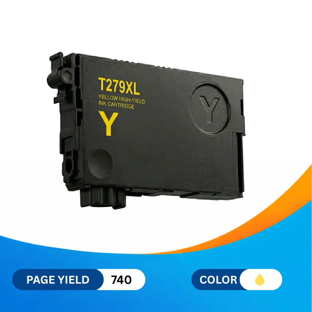 Epson T279XL (T279xl420-S) Yellow High Yield Remanufactured Ink Cartridge - Image 2