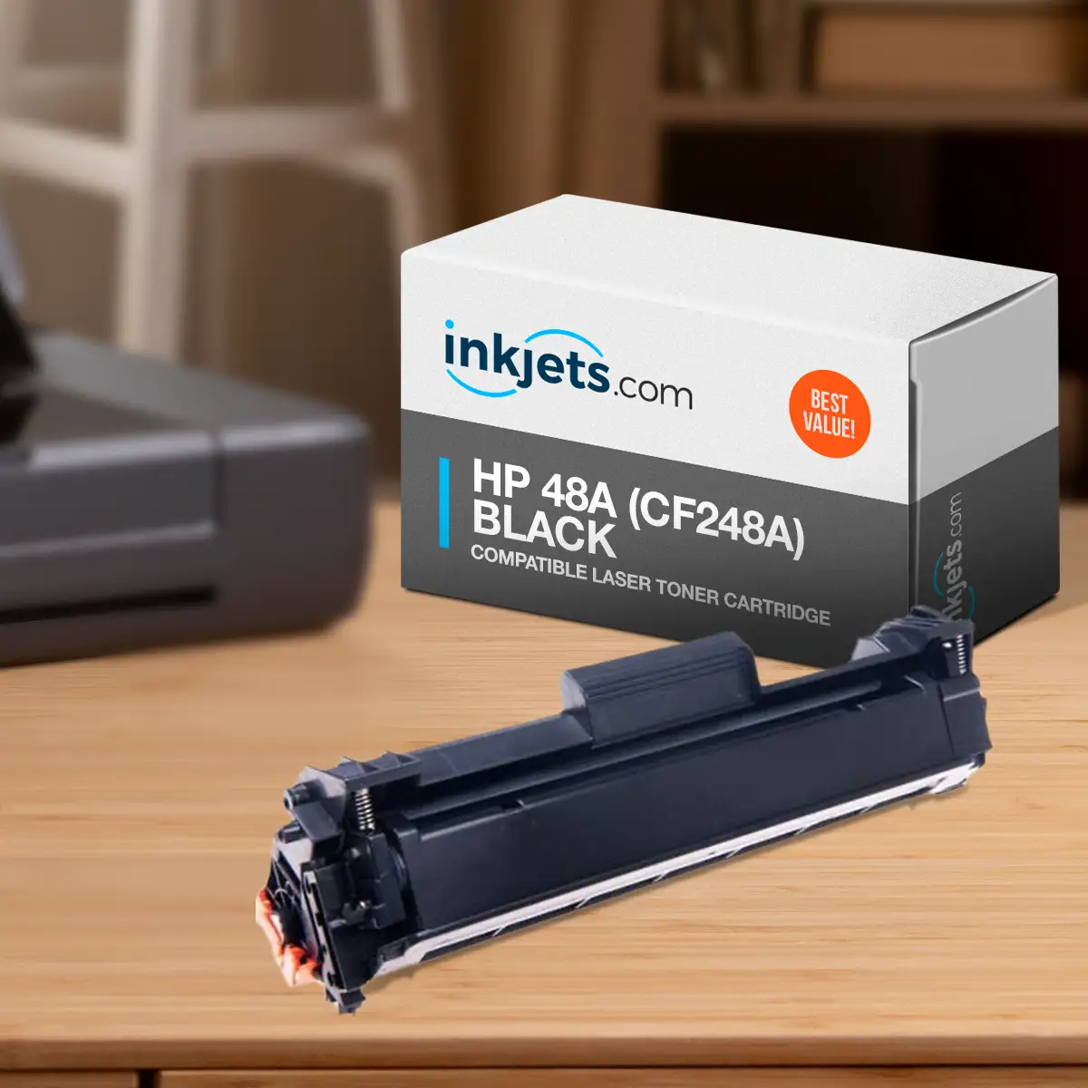 HP 48A (CF248A) Black Compatible Laser Toner Cartridge - Image 3