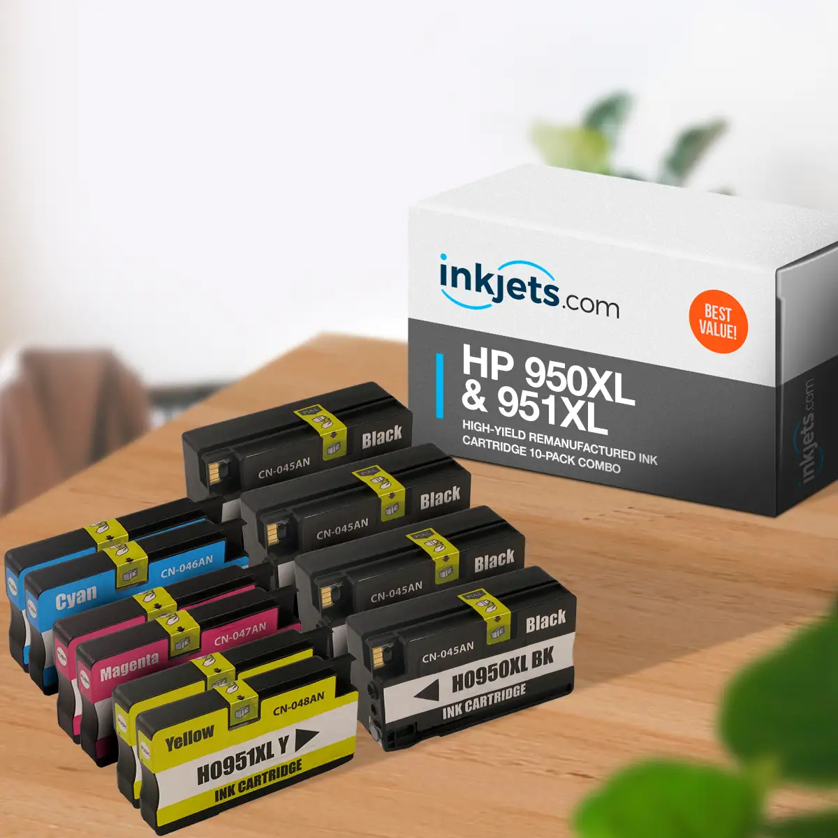 HP 950XL & 951XL High-Yield Remanufactured Ink Cartridge 10-Pack Combo - Image 3