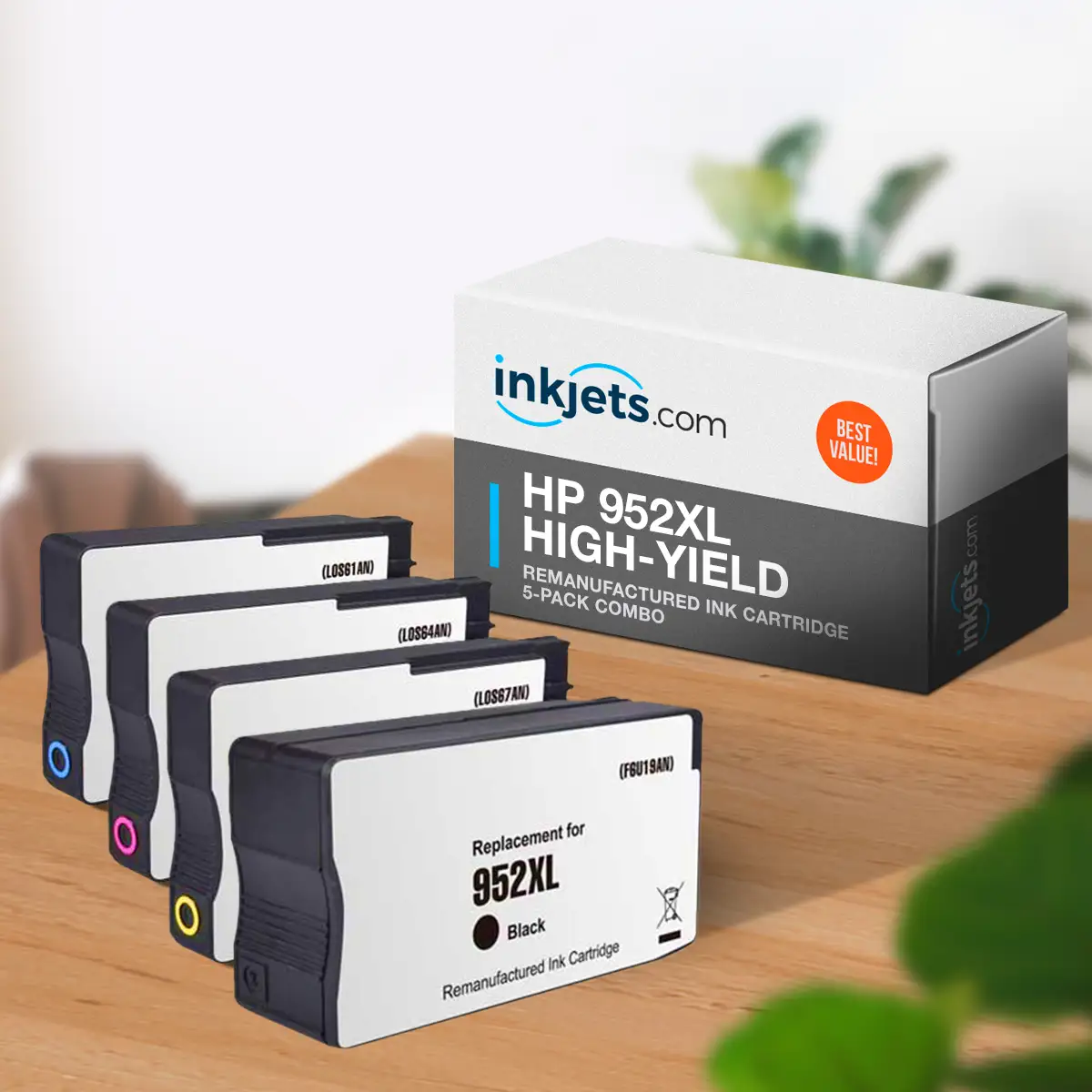 HP 952XL Remanufactured High Yield Ink Cartridge 4-Pack - Image 3