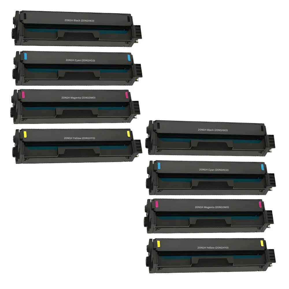 Lexmark 20N1H (CS331) Compatible High Yield Toner Cartridge 8-Pack Combo