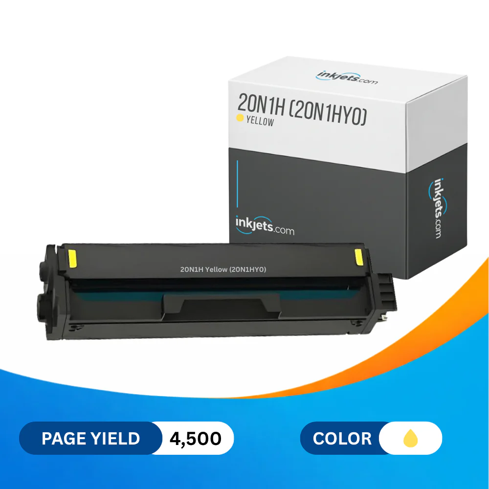 Lexmark 20N1HY0 Yellow High Yield Compatible Toner Cartridge - Image 2