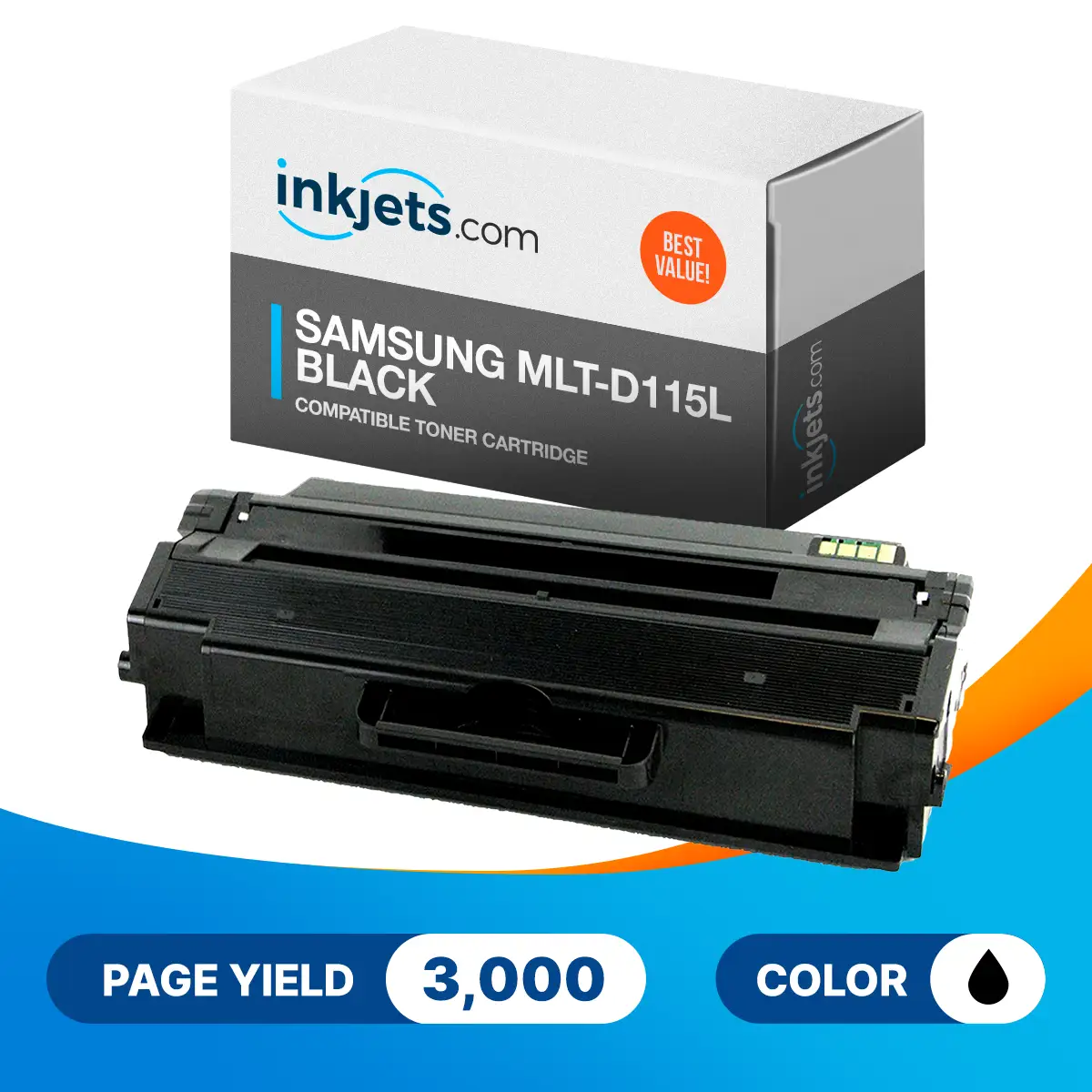 Samsung MLT-D115L Compatible Black Toner Cartridge - Image 2